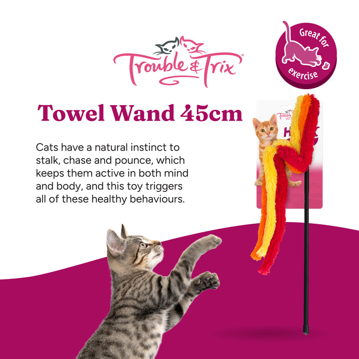 Trouble and Trix HiJinx Towel Wand
