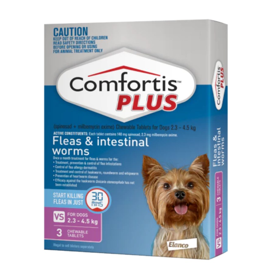 Comfortis Plus Extra Small Pink Pet Supplies Empire