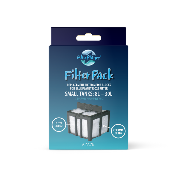Blue Planet Filter Media - S- 6 Pack (8L-30L Tanks)