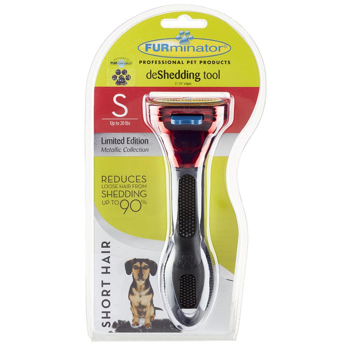 Furminator Metallic Deshedding Tool For Small Dogs Short Hair