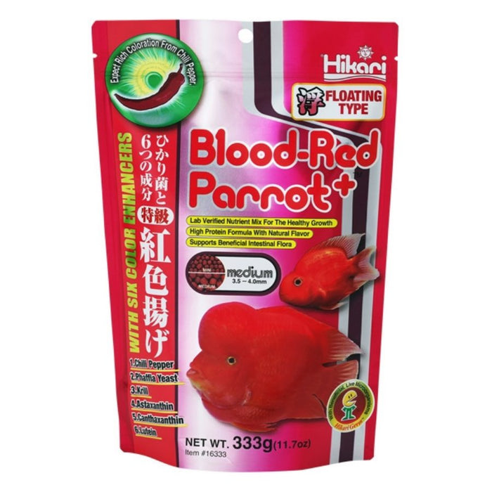 Hikari Blood Red Parrot Plus Medium 333g