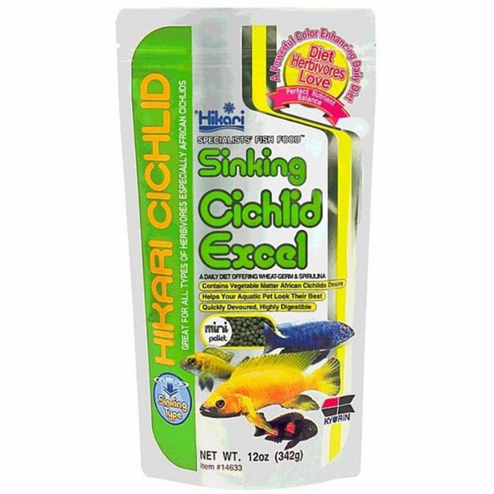 Hikari Cichlid Excel Sinking Mini 342g