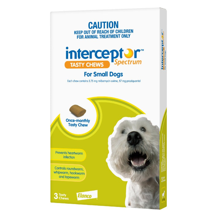 Interceptor Spectrum Chews Small Green