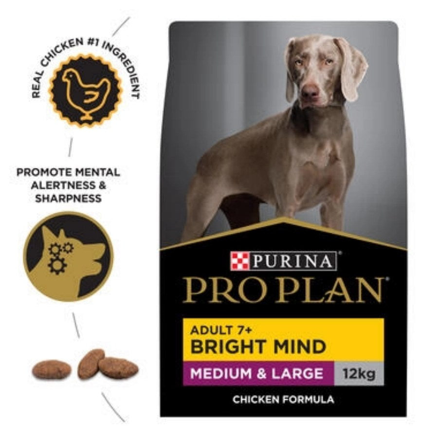 Pro Plan Adult Seven Plus Bright Mind Chicken Dry Dog Food 12kg-3