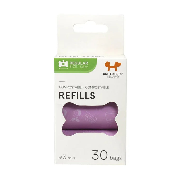 United Pets Compostable Bon Ton Bags Lilac