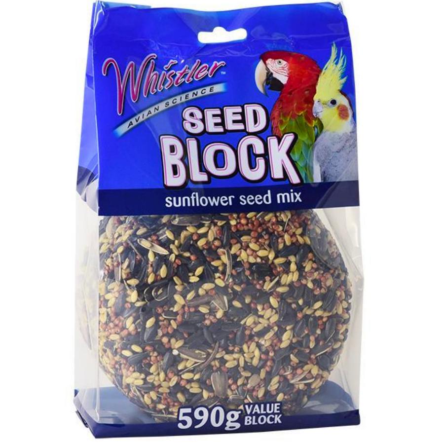 Whistler Sunflower Seed Block Treat 590g Pet Supplies Empire