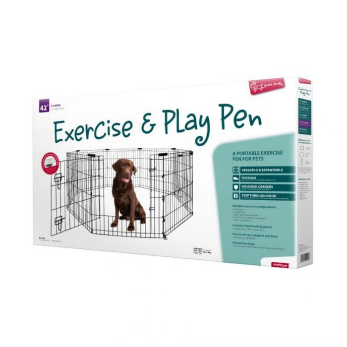 Yours Droolly Exercise Pen with Door