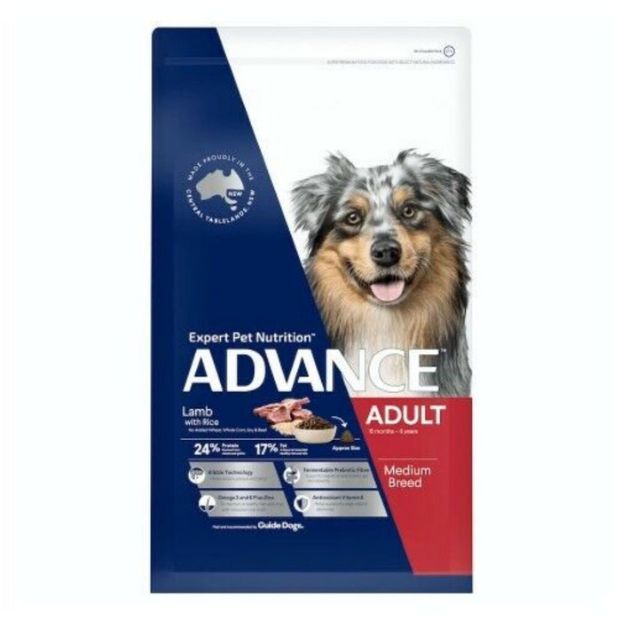 Advance Medium Breed Lamb And Rice Dry Dog Food 20kg