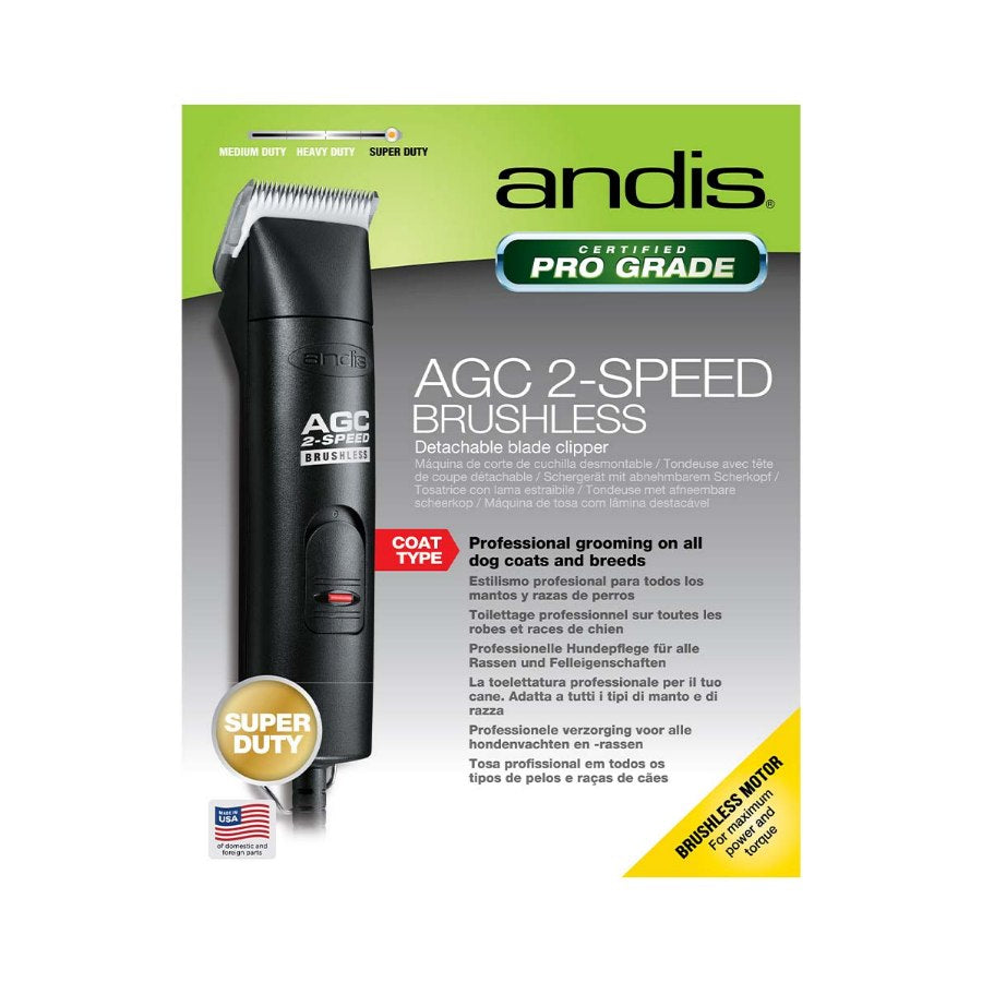 Andis Clipper Agc 2 Speed Black Pet Supplies Empire