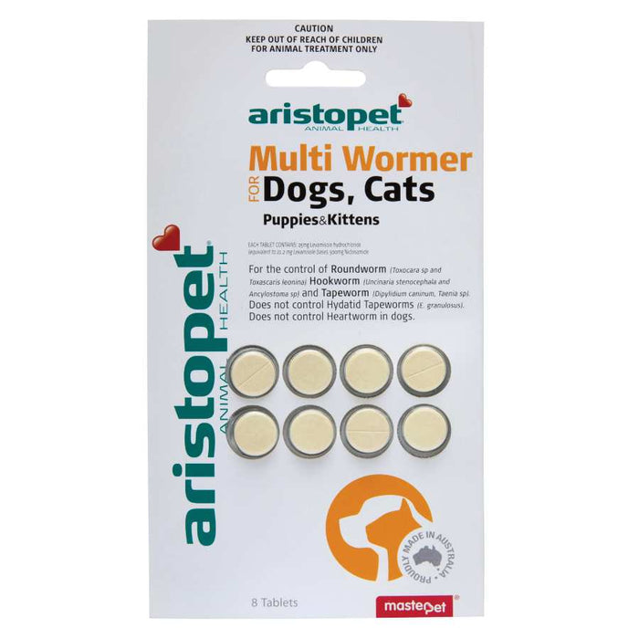 Aristopet MultiWormer for Dogs and Cats 8 Pack