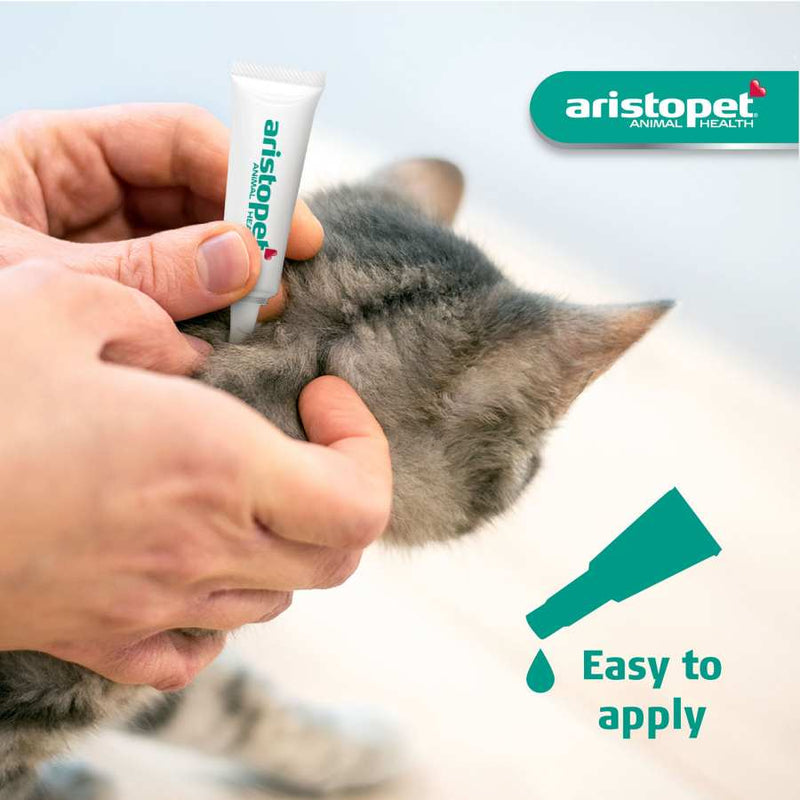 Aristopet Spot On Fleas Heartworms And Worms Topical Treatment For Kittens And Small Cats Up To 4kg
