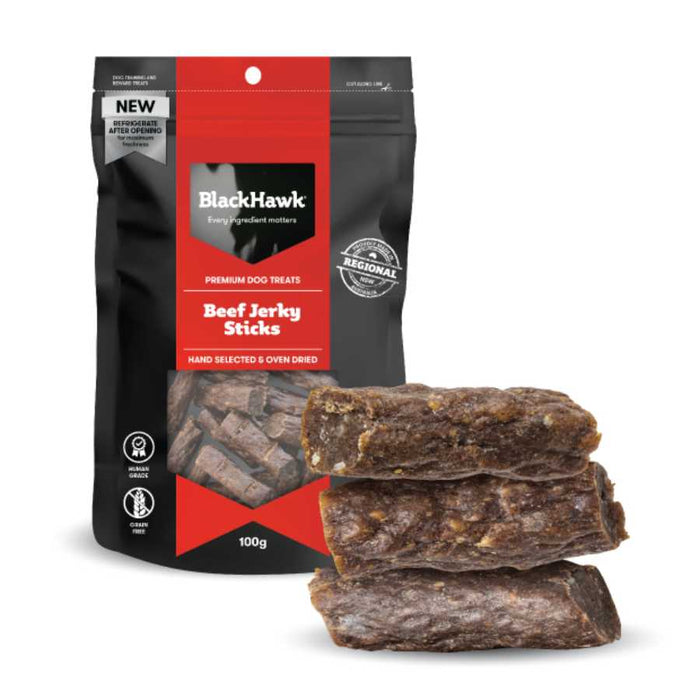 Black Hawk Dog Beef Sticks 100g