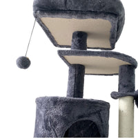Catio Chipboard Flannel Cat Scratching Tower Cubby