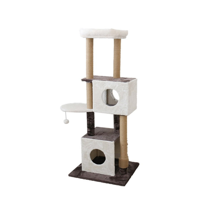 Catio Deluxe Multi Function Three Level Dual Cat Scarathing Tree