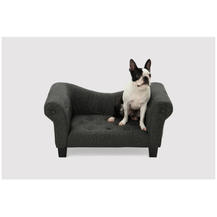 Charlies Luxe Pet Sofa Charcoal