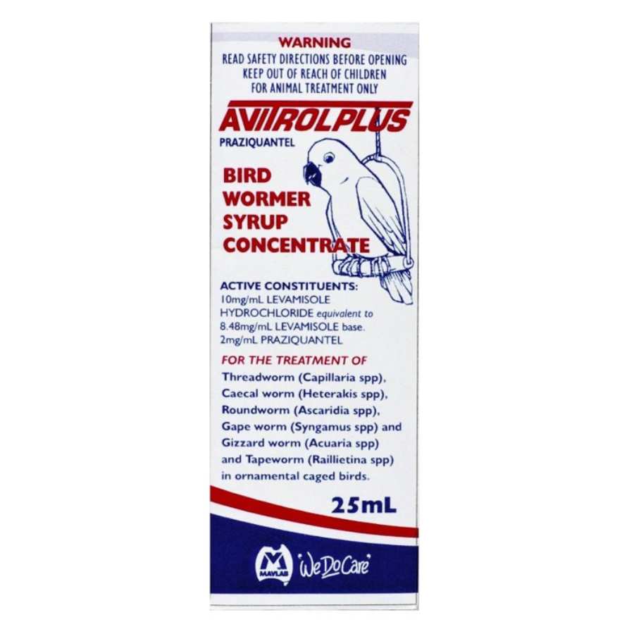 Avitrol plus 2024 bird wormer