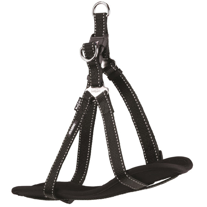 Kazoo Classic DD Nylon Walking Harness Black