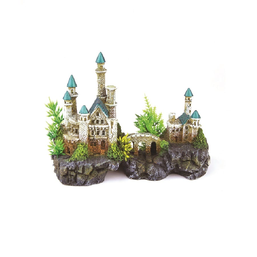 Kazoo Mountain Castle With Plants Pet Supplies Empire