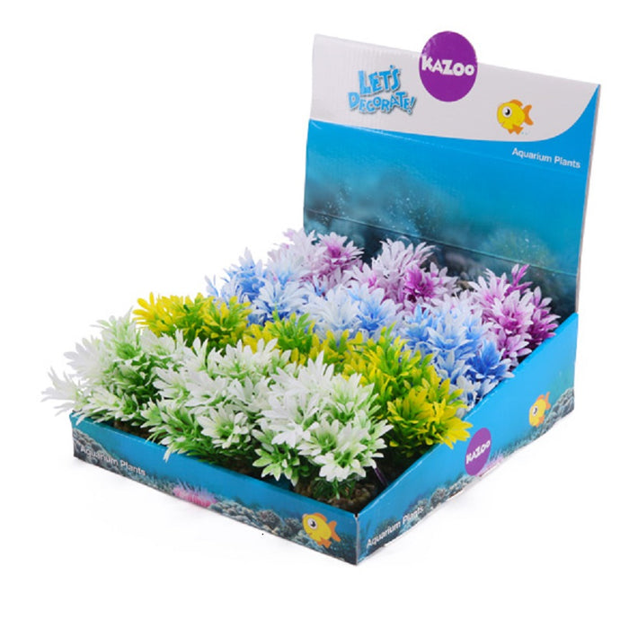Kazoo Plastic Plants Coloured Tip Leaf Assorted