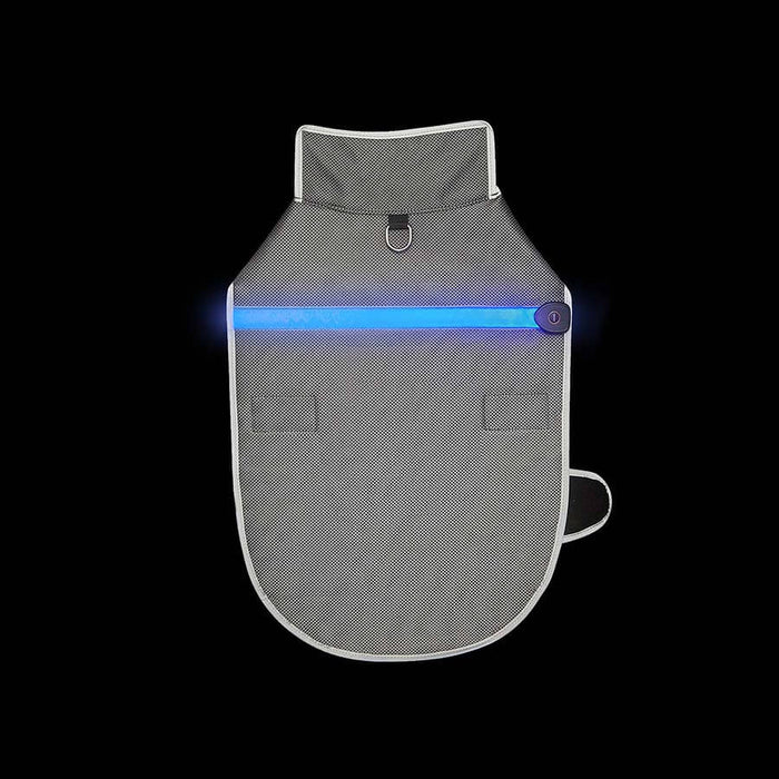 Loomo LED Dog Coat Blue