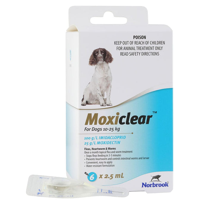 Moxiclear Teal for Large Dogs 10-25kg