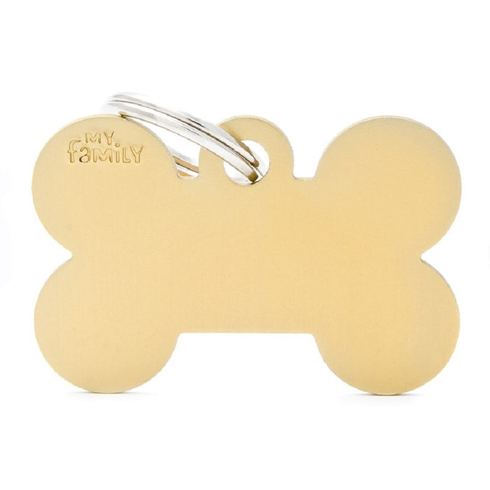 My Family ID Tags Basic Bone Gold