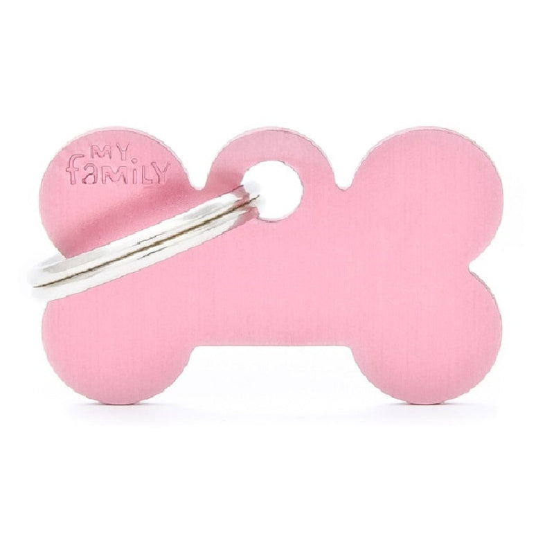 My Family ID Tags Basic Bone Pink Pet Supplies Empire my-family-id-tags-basic-bone-pink-pet-supplies-empire
