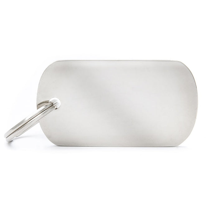 My Family ID Tags Basic Military Chrome