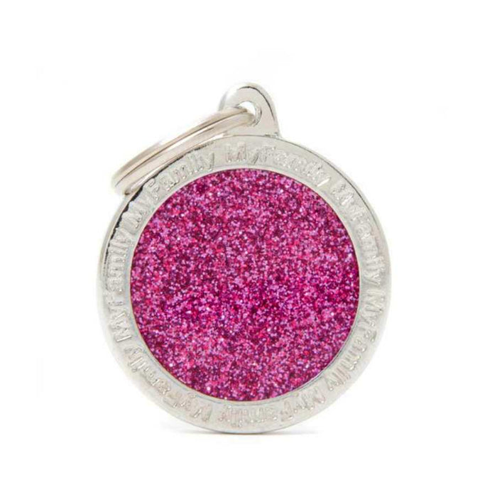 My Family ID Tags Shine Circle