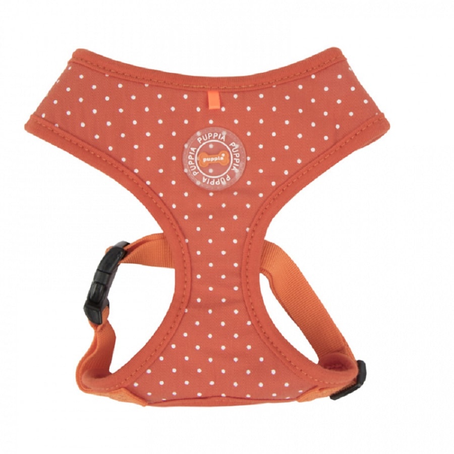 Puppia Dotty Harness Orange Pet Supplies Empire