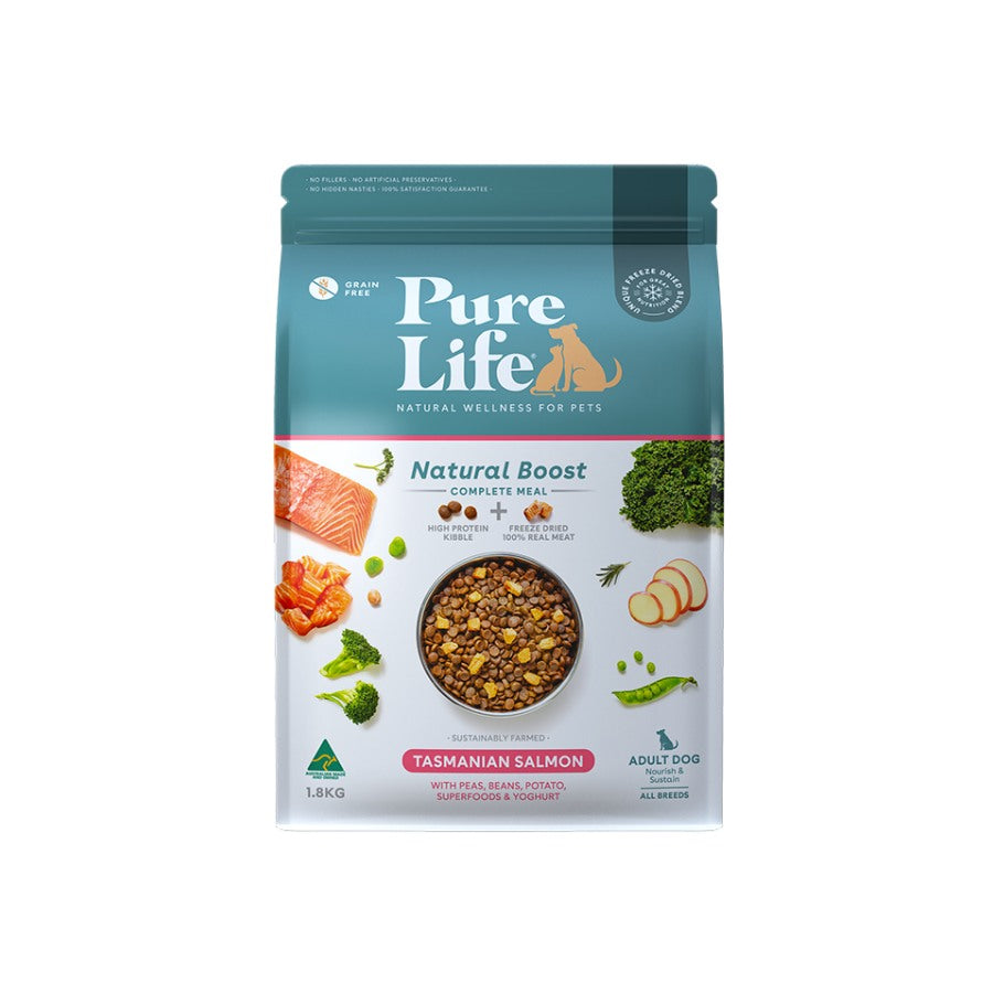 PureLife Salmon Adult Dog Dry Food Pet Supplies Empire