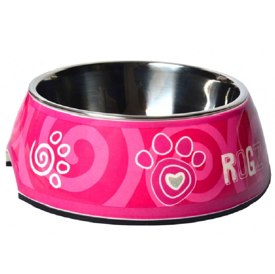 Pink dog hotsell bowls cheap