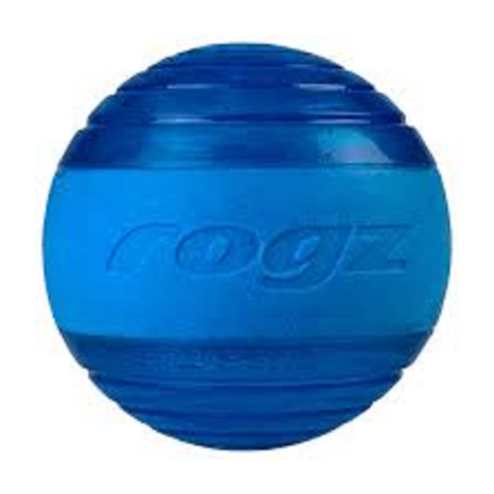 Rogz Squeekz Ball Blue