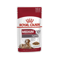 Royal Canin Medium Ageing 10 Plus Senior Wet Dog Food 10 X 140g