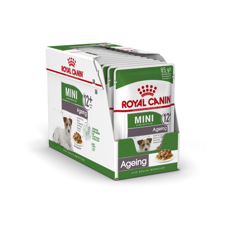 Royal Canin Mini Ageing 12 Plus Senior Wet Dog Food 12 X 85g
