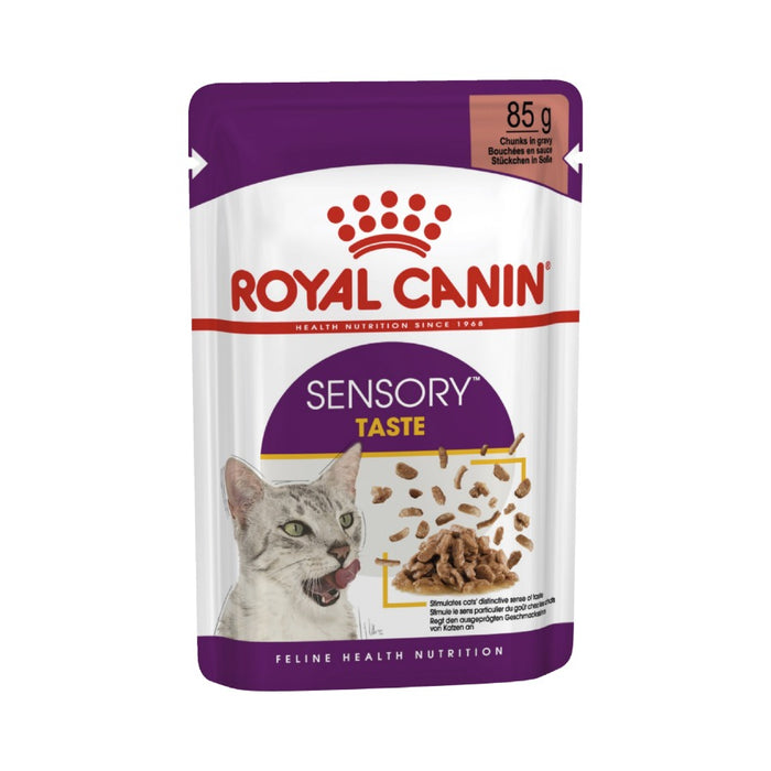 Royal Canin Sensory Taste Gravy Adult Wet Cat Food 12 X 85g