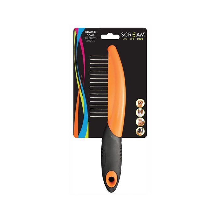 Scream Coarse Comb Loud Orange