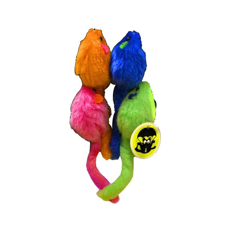 Scream Multi Coloured Mice Cat Toy