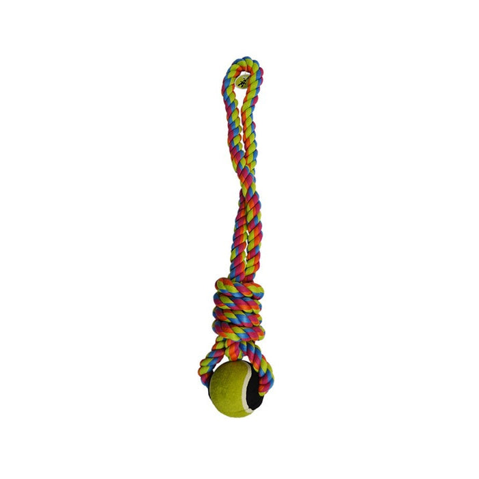 Scream Rope Tug With Tennis Ball