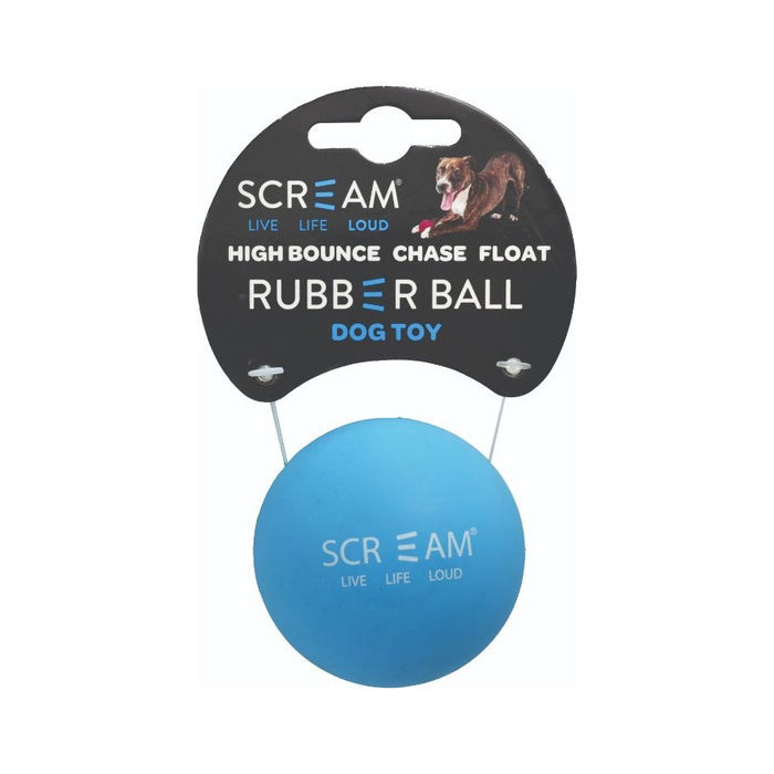 Scream Rubber Ball Dog Toy Loud 6cm