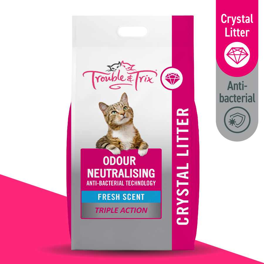 Trouble and Trix Litter Anti Bacterial Crystal Pet Supplies Empire