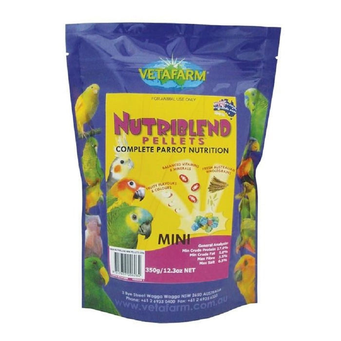 Vetafarm Nutriblend Parrot Mini Pellets