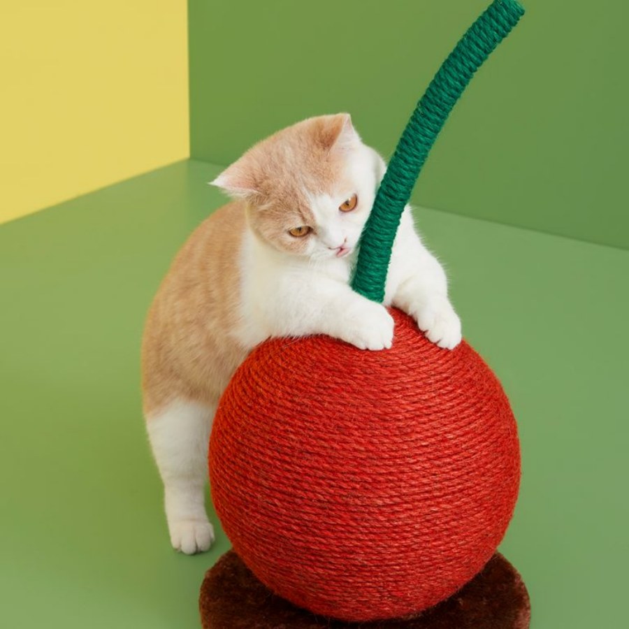 Vetreska Cat Scratching Post Cherry Mini