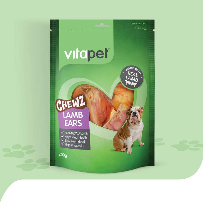 Vitapet Chewz Lamb Ears 200g