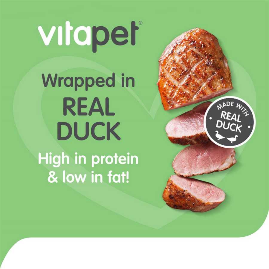 Vitapet Dog Treat Spiral Duck Wrap 5 Pack