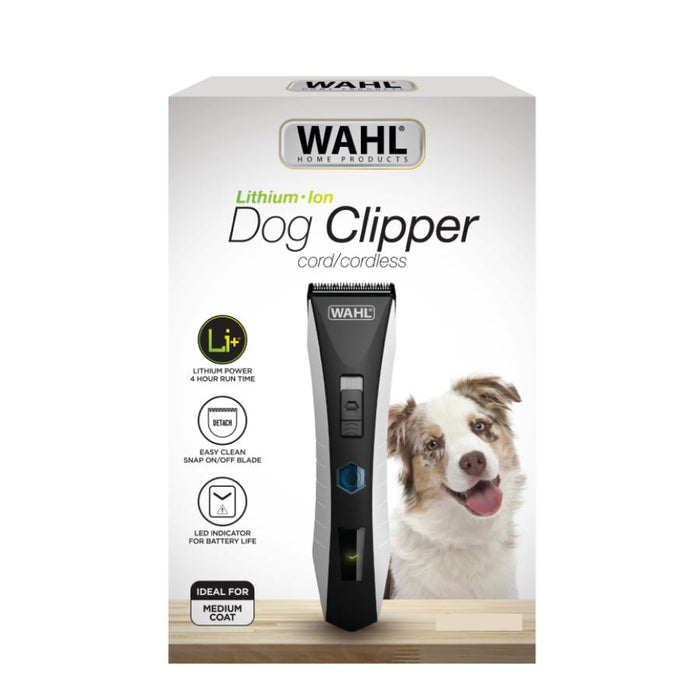 Wahl Lithium Dog Cordless Clipper with Adjustable 4 in 1 Blade