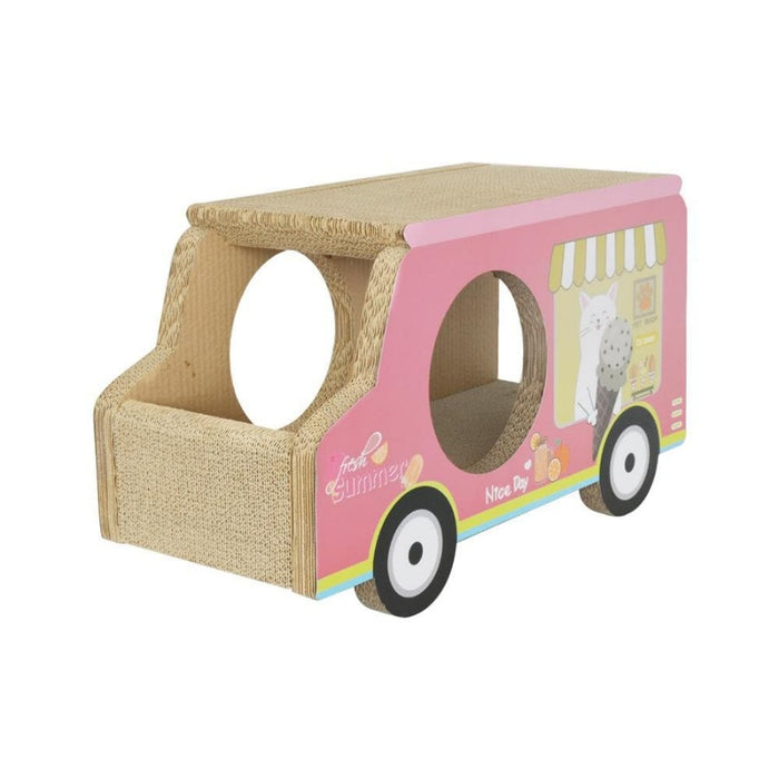 Zodiac Cat Scratcher Ice Cream Van Pink