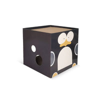 ZODIAC Penguin Cat Scratcher Cube