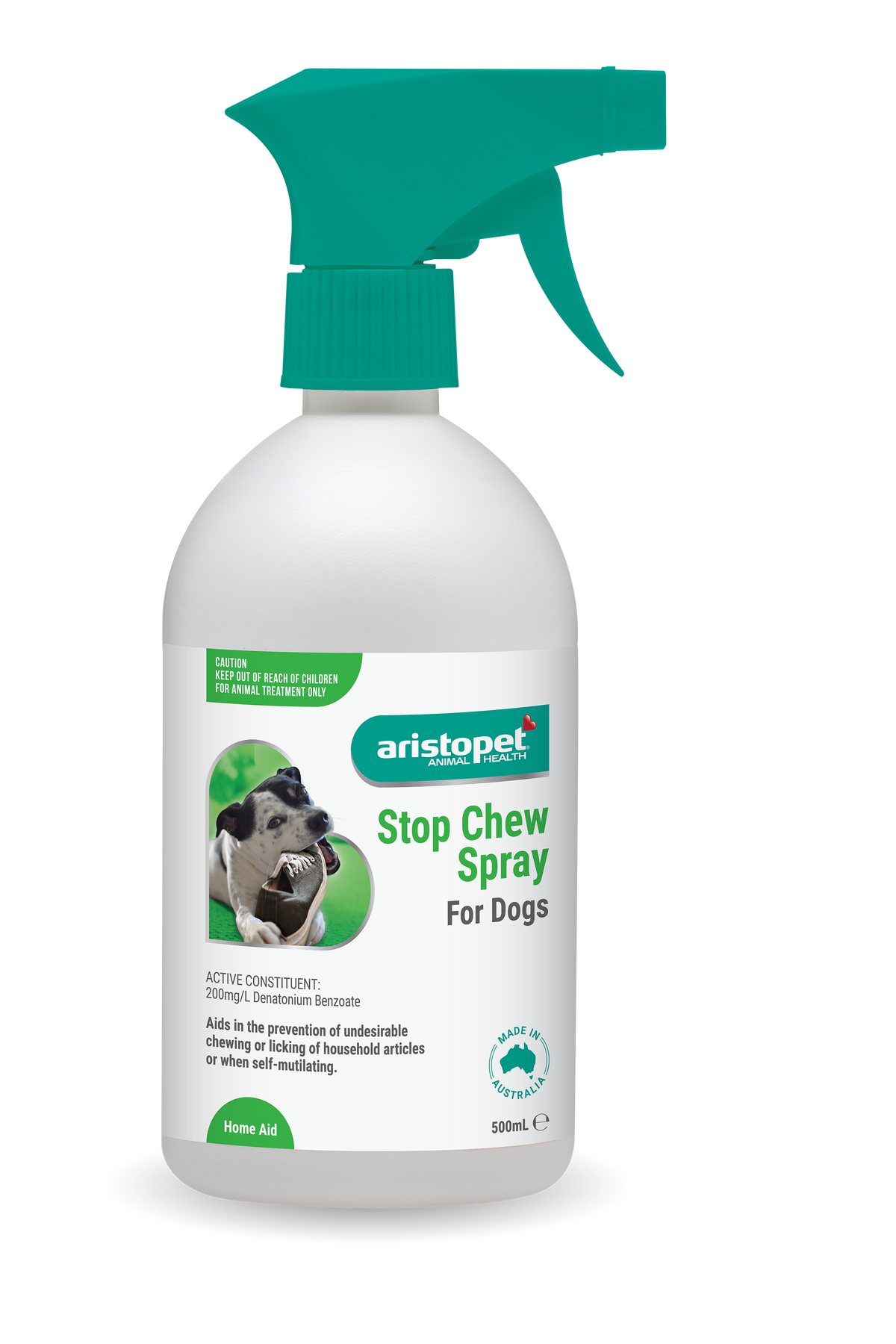 Aristopet Stop Chew Spray for Dogs on a white background