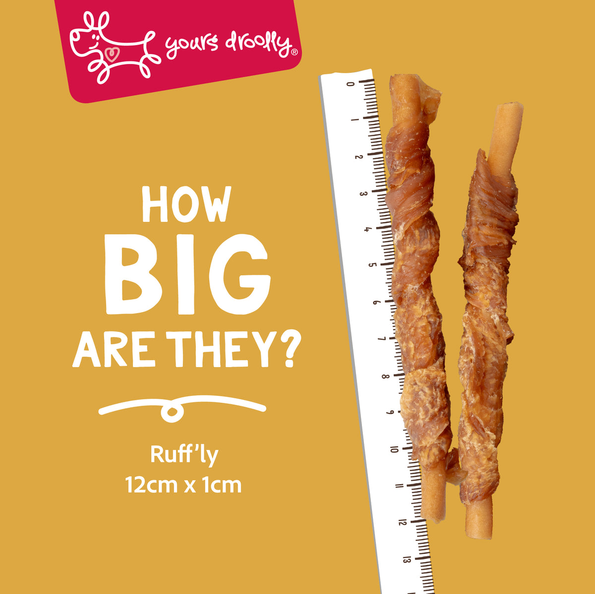 Yours Droolly Chicken Wrap Sticks